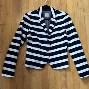 Navy/White Gap Knit Blazer sz.10